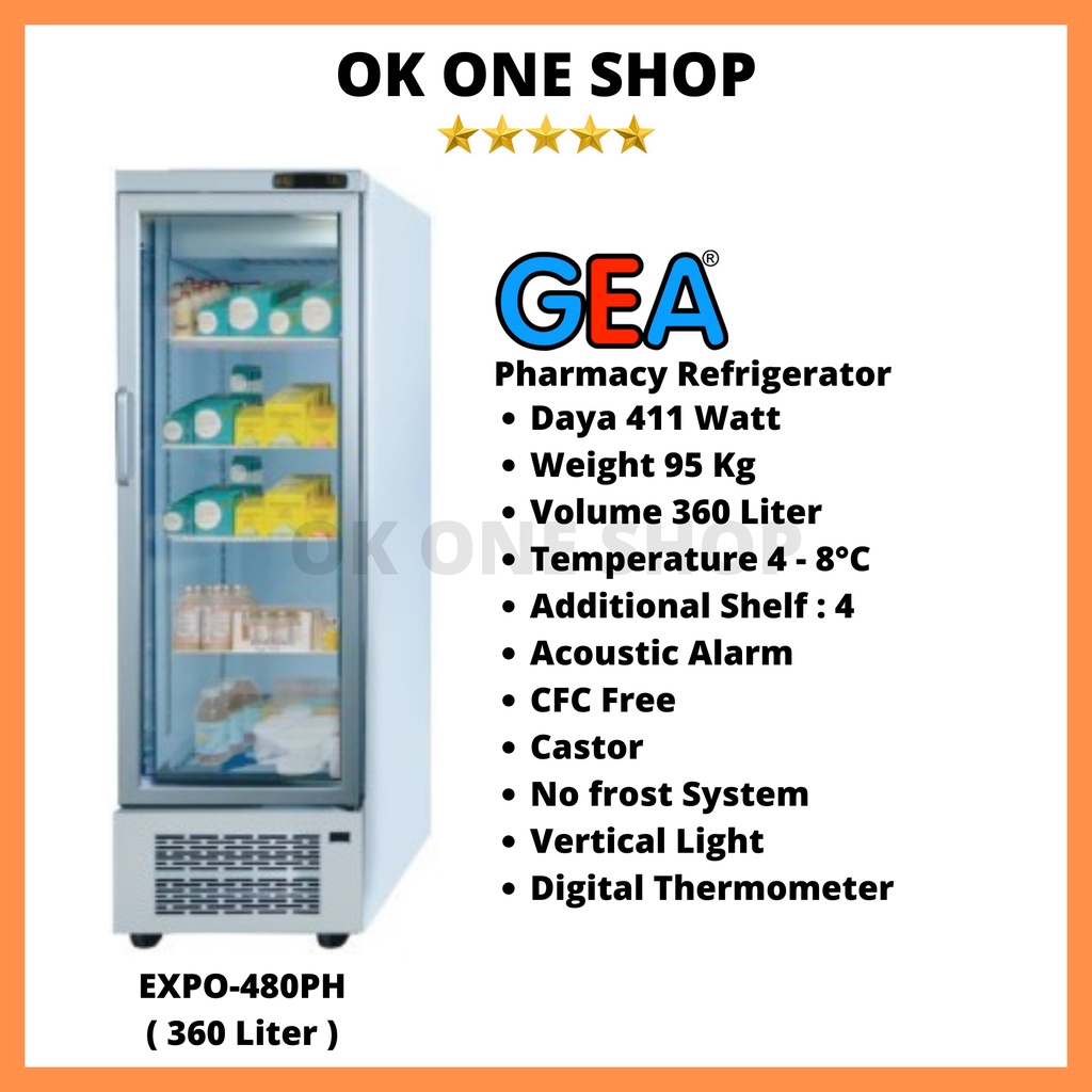 GEA Vaccine Cooler EXPO-480PH Kulkas Obat