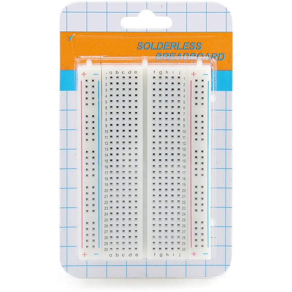 Breadboard 400 Lubang Mini Universal Pi Solderless Breadboard 400 Contacts Tie-points Available Ardu