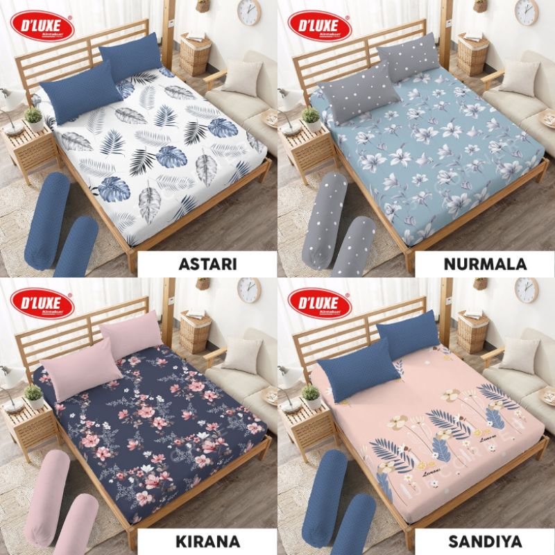 SPREI KINTAKUN D'LUXE FLAT 180X200CM T20CM 6 KAKI KING SIZE BAHAN LEMBUT TERLARIS TERMURAH TERBARU