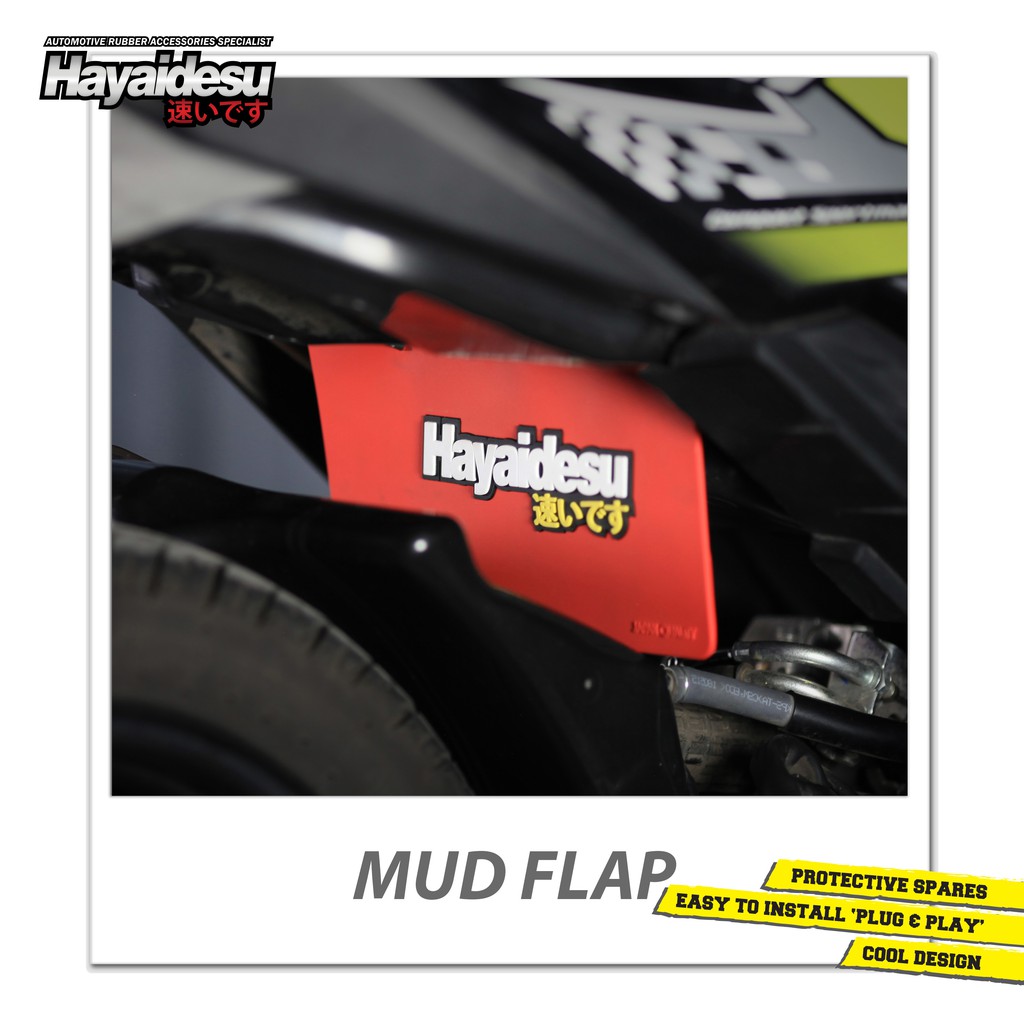 

Hayaidesu Mudflap Honda Beat Aksesoris Variasi Penahan Lumpur