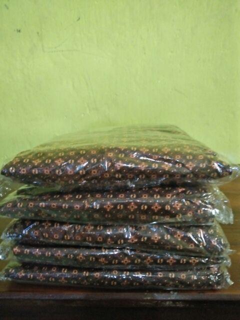 Gamis Batik Parang Sogan Size Standar Dan Jumbo Resleting Depan Bahan Katun Mataram Primisima