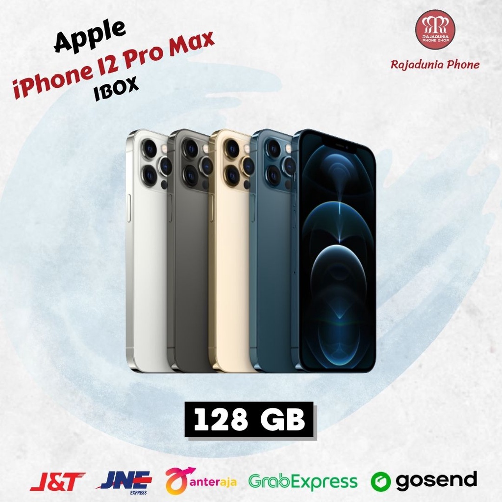 IPhone 12 Pro Max 128 GB IBOX Resmi seperti baru BH Tinggi