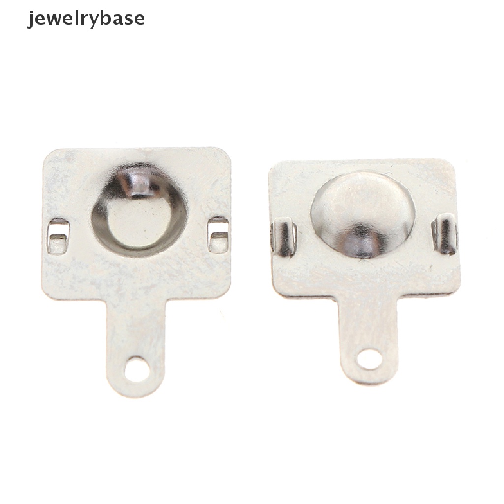 (jewelrybase) 10 Pasang Plat Metal Pengganti Untuk Baterai AA / AAA