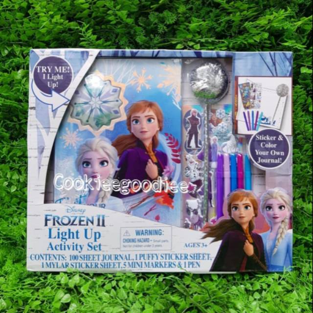 frozen 2 light up activity set