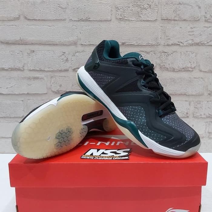 Sepatu Badminton Lining Storm Original AYZP 015-3 sepatu bulutangkis - 39.5