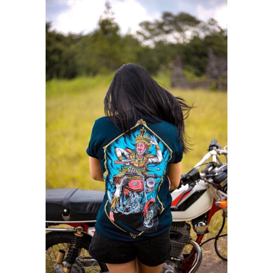 kaos cepek cantik Jauk manis original