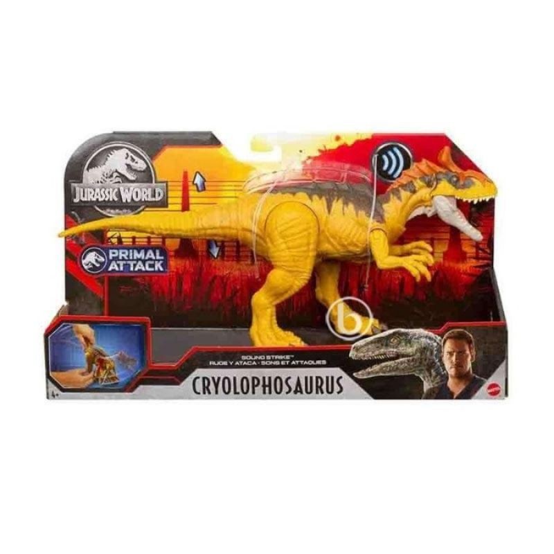 MATTEL ORI JURASIC WORLD PRIMAL ATTACK CRYOLOPHOSAURUS