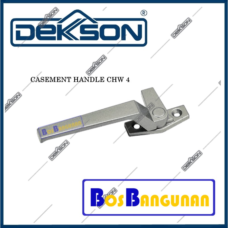 Rambuncis Jendela DEKKSON / Casement Handle Aluminium CHW 4 / Pengunci Jendela / Slot Jendela DEKKSO