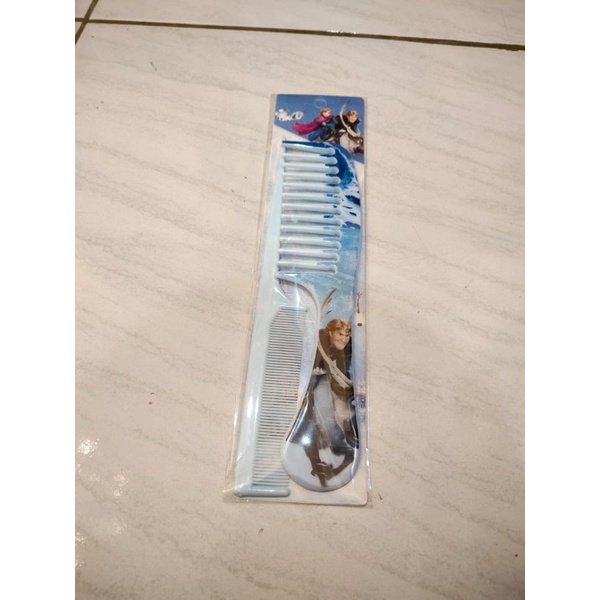 Sisir Rambut Karakter Frozen Gigi Besar set (2 Pcs)