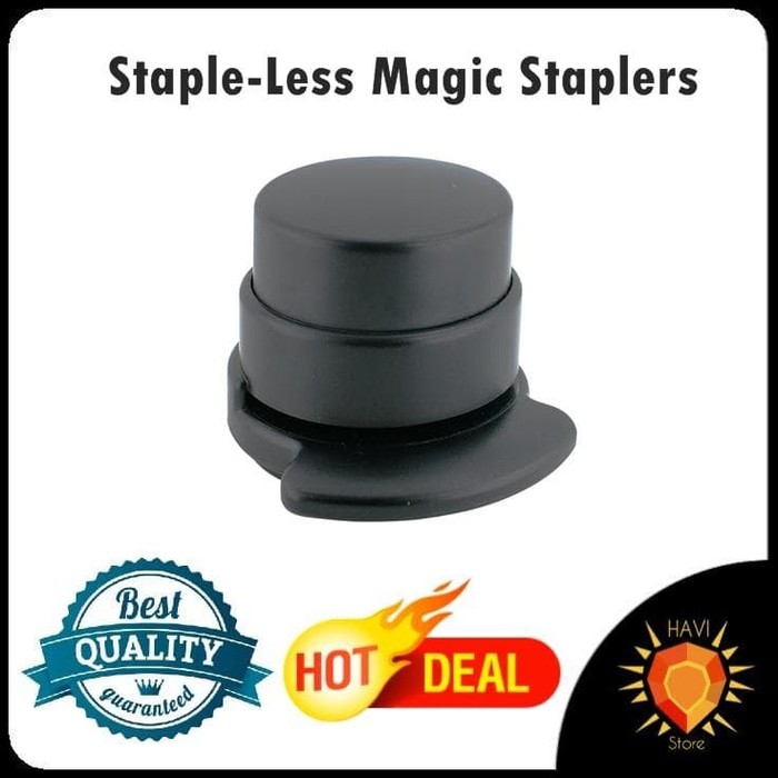 

Staple-Less Stapler / Staples Magic Staplers Promo
