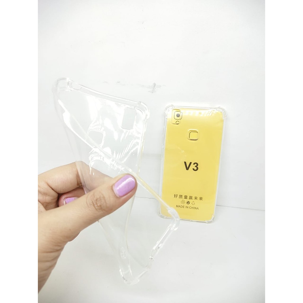 Anti Crack Vivo V3 5.0 inch Soft Case Anti Shock Jelly Tahan Benturan