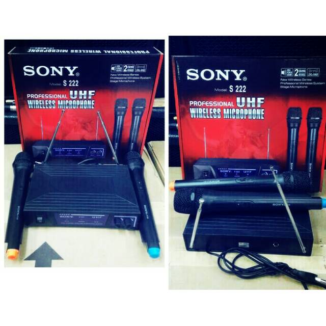 Mic wireless Sony S 222 UHF