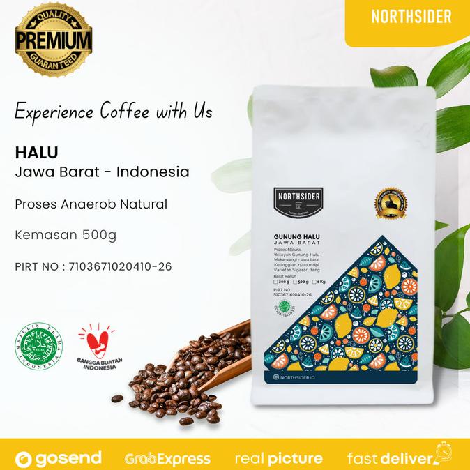 

[ COD ] BIJI KOPI ARABIKA GUNUNG HALU NATURAL - 500GR NORTHSIDER COFFEE GRATIS ONGKIR Kode 552