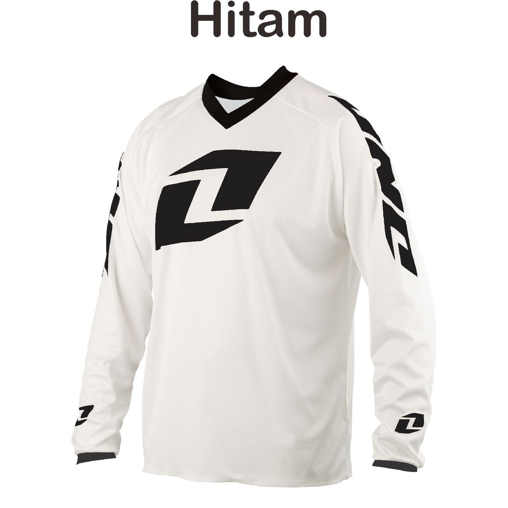 Jersey Sepeda Gowes dan Trail ONE Putih