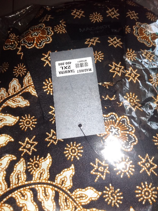 Maginot Kemeja Batik Pria Tanwira-ss Lengan Pendek