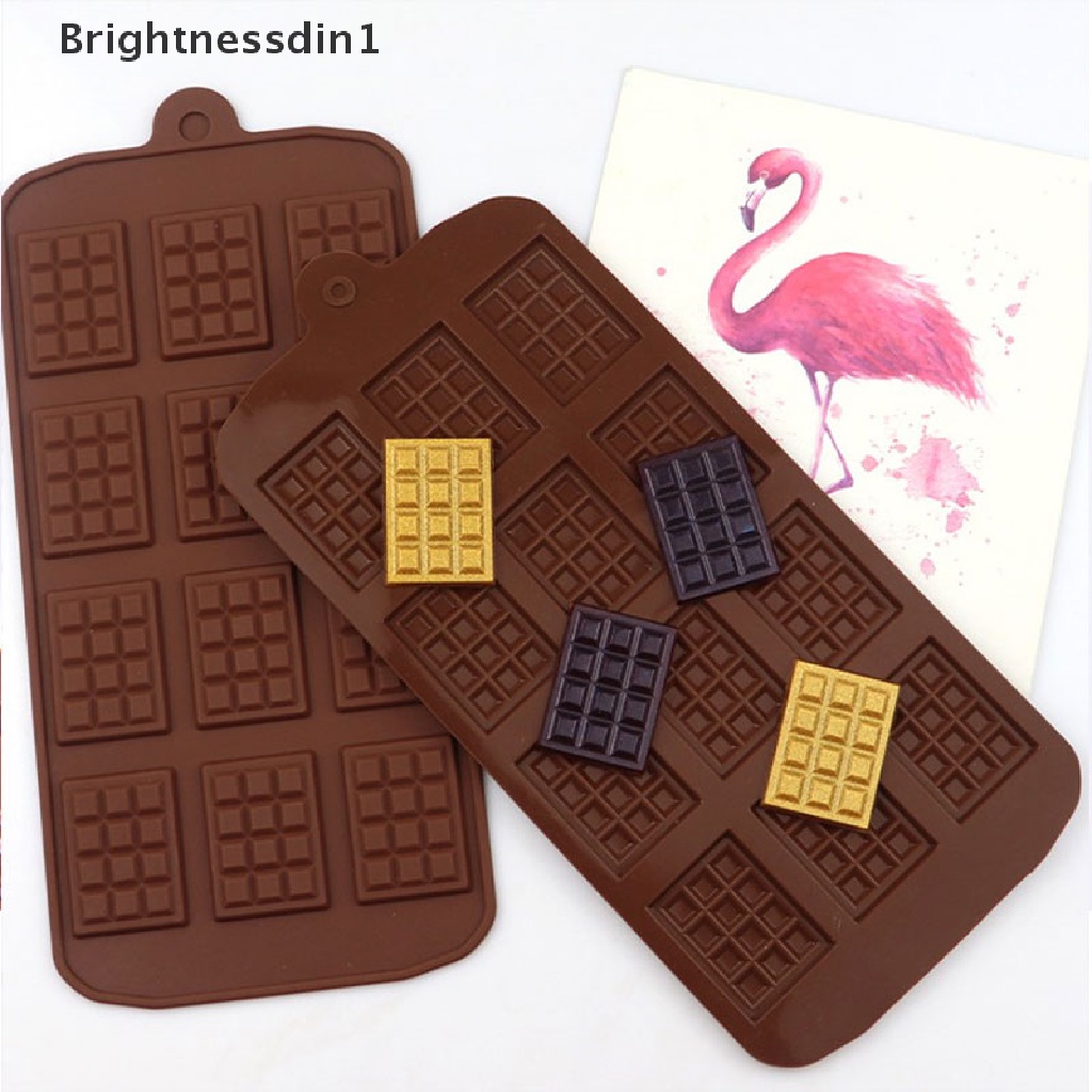 Cetakan Kue Coklat Permen Bar Mini 12 Lubang 1 Bahan Silikon Untuk Dekorasi Butik