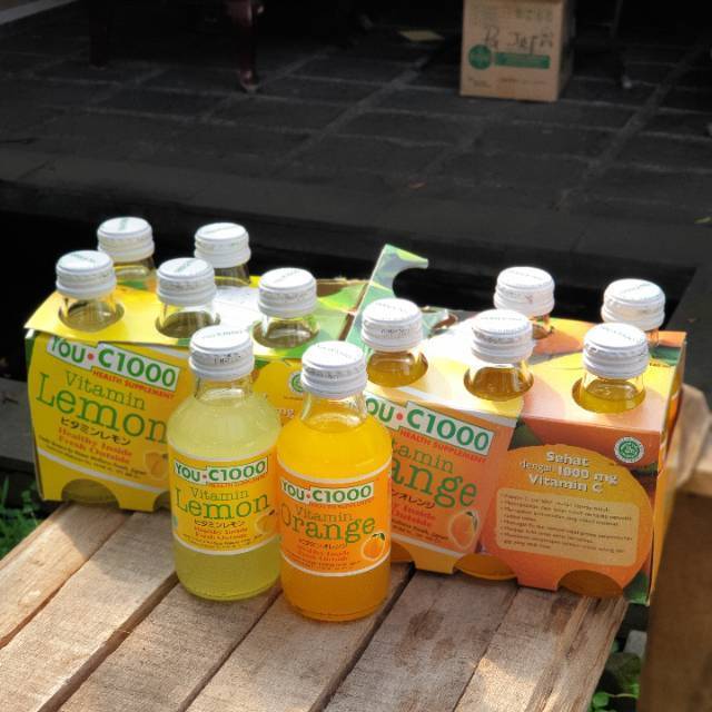 

You C1000 ada 3 varian apel,lemon dan orange