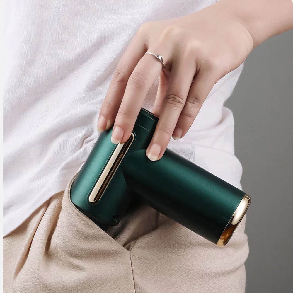 Mini Portable Massager Fascia Gun - Alat Pijat Terapi Getar Otot Rechargeable VERSI Kecil Mewah Random-3