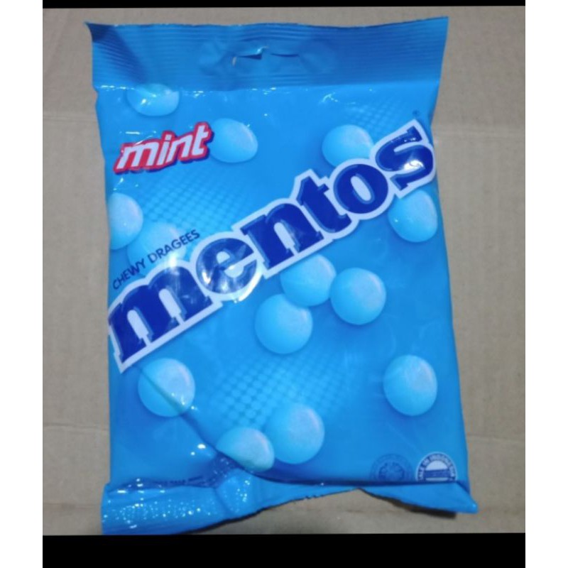 

permen Mentos per bungkus isi 50 butir