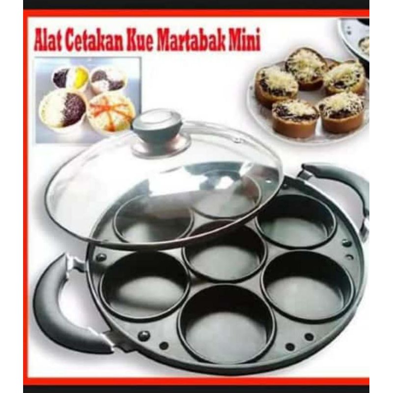 cetakan martabak kue martabak mini 7 lubang
