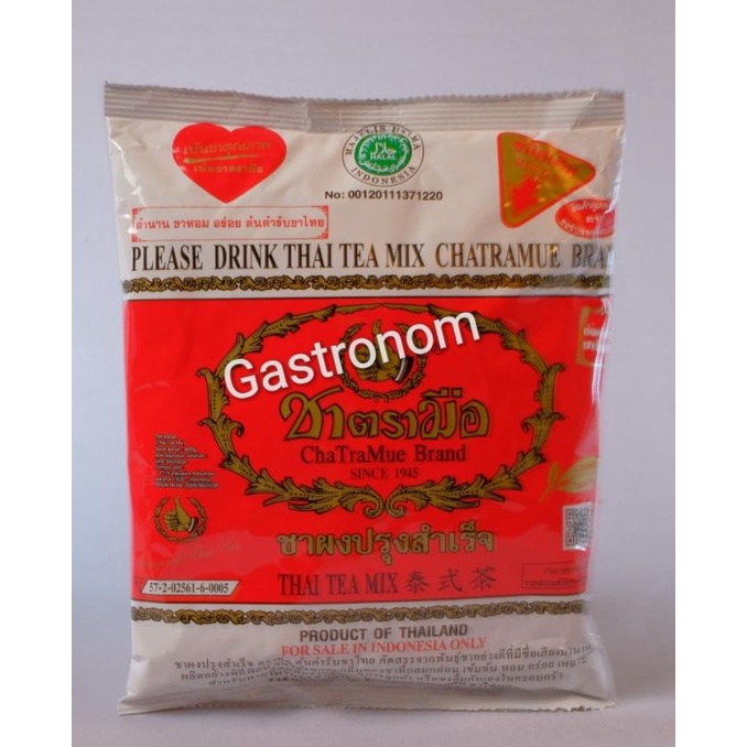 

[ COD ] Thai Tea Mix Chatramue 400 gr / Black Tea / Number One Brand TERBAIK Kode 1209