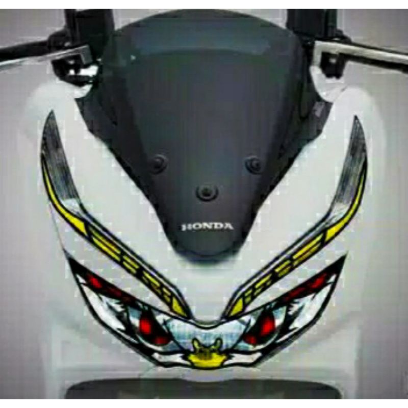 STIKER LAMPU PCX MATA ELANG TERKEREN