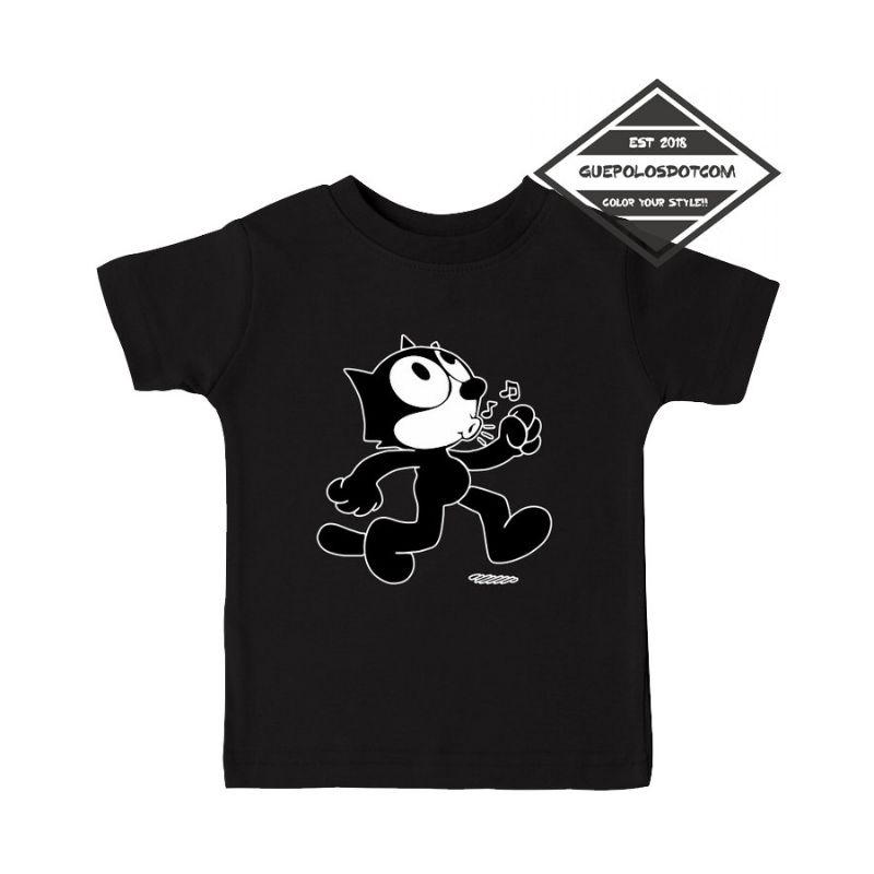 KAOS FELIX THE CAT- TSHIRT KARTUN FELIX