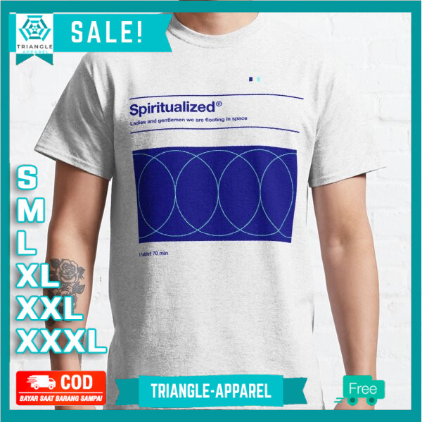Kaos Baju Spiritualized - Ladies Gentlemen We Are Float 66347 T-shirt Premium - Build Up