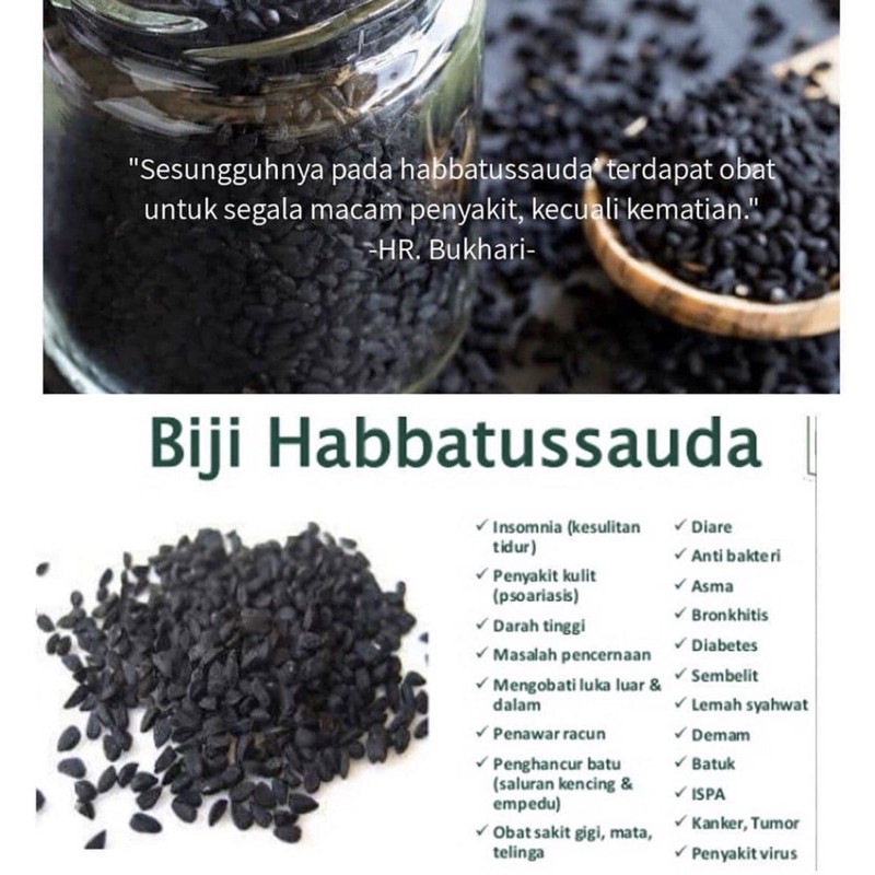 

BIJI JINTAN HITAM/HABBATUSAUDA 1kg