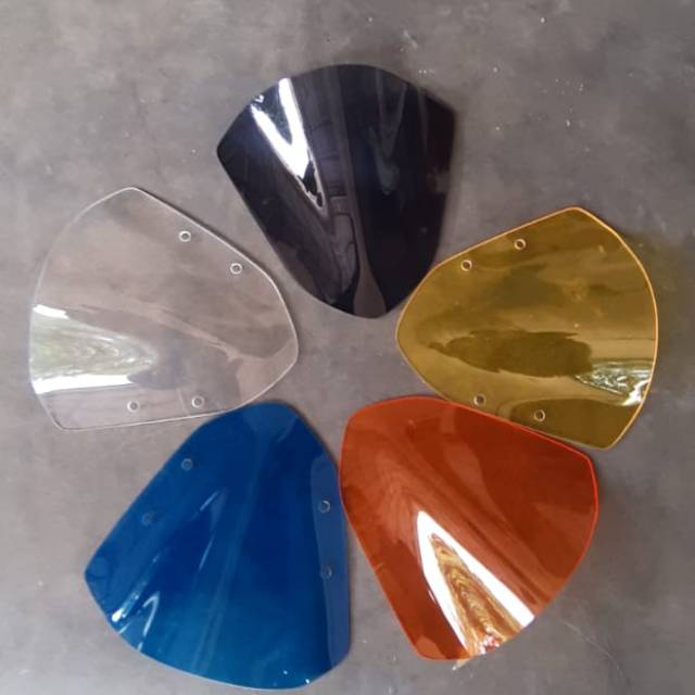 Whinshield Aerox Mini, visor Aerox mini tinggi 20cm