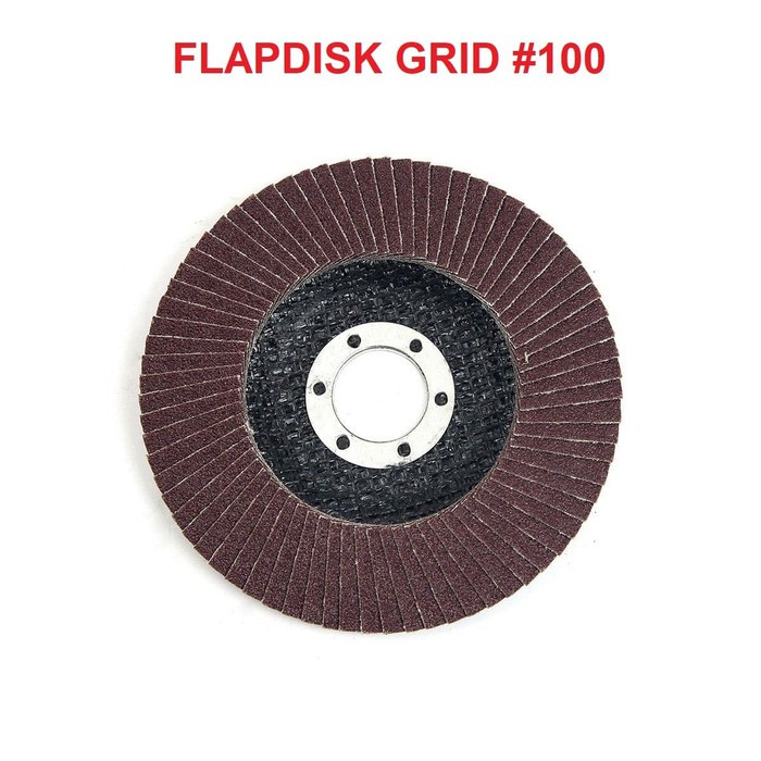 Mata Gerinda Amplas Susun 4 Inch FLAP DISC Grid #100 Tebal