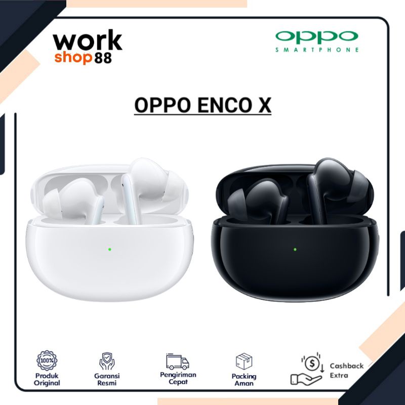 Baru OPPO Enco X - New Original Garansi Resmi - Wireless with Dynaudio - HD Quality Sound - Hybrid A