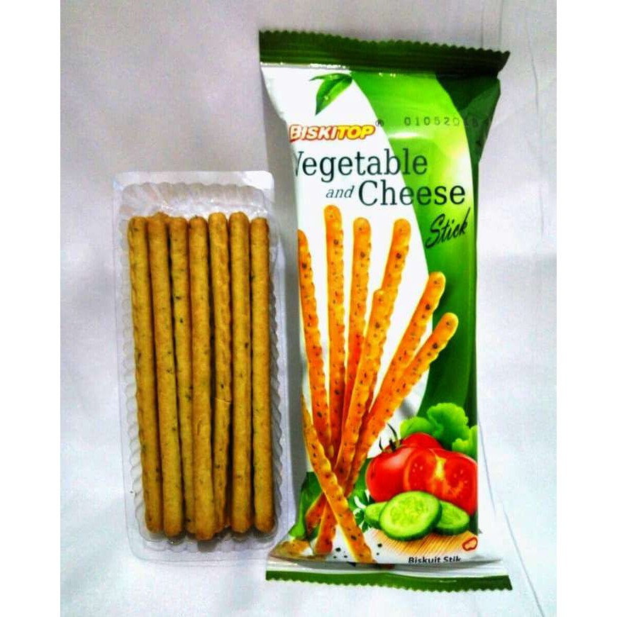 Biskitop Biskuit Stik Vegetable and Cheese Stick @50gr