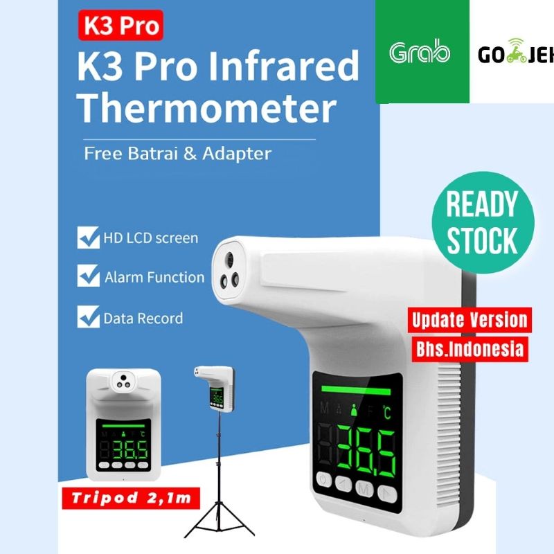 K3 PRO Infrared Thermometer Wall Mounted LED