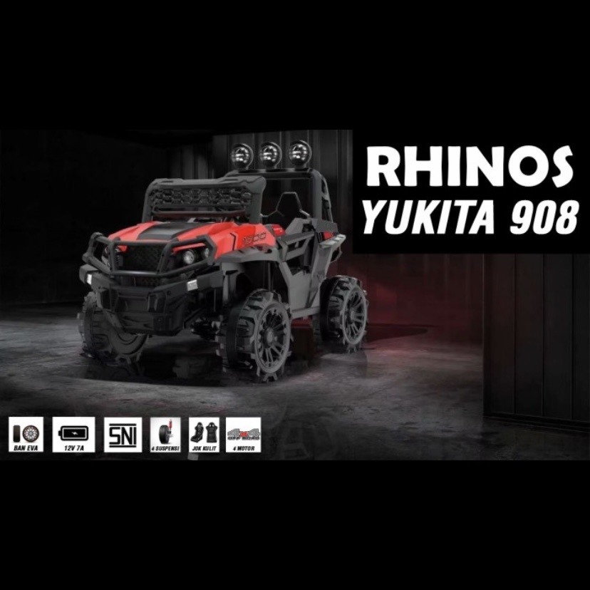 Mainan Anak - Mobil Aki YUKITA RHINOS 908 Non Paint