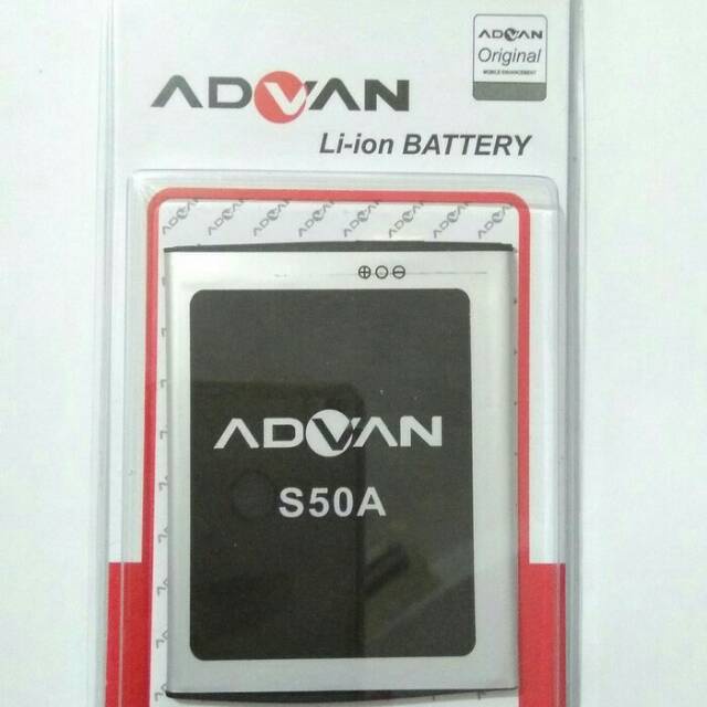 Baterai Advan S50A Batrai original