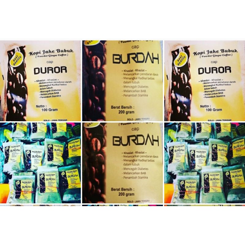 

kopi jahe bubuk burdah & duror