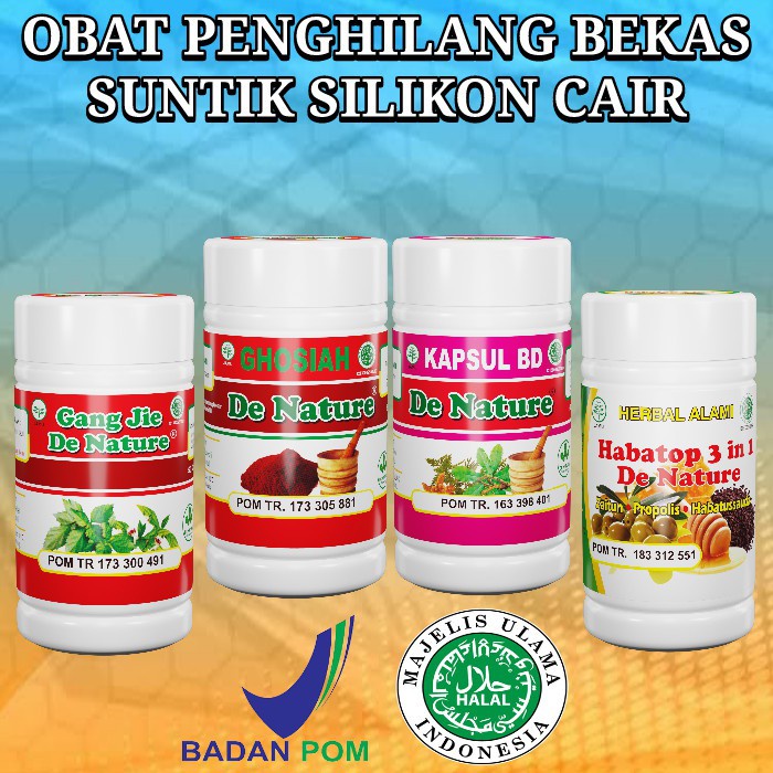 OBAT PENGHILANG SUNTIK SILIKON MINYAK KEMIRI PALING AMPUH HERBAL DE NATURE ORIGINAL