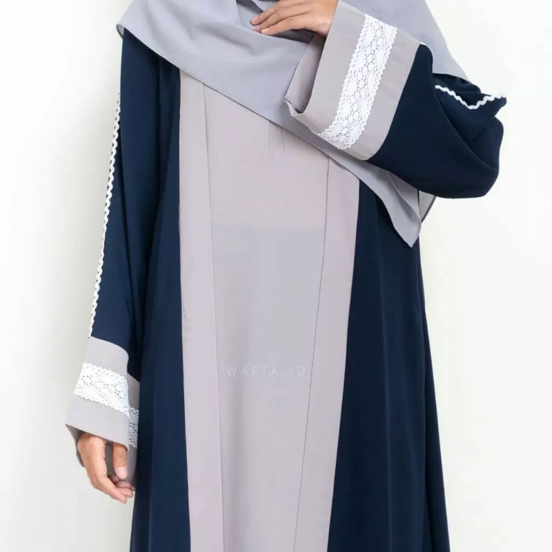 Sarah Abaya Blueblack by Wafta