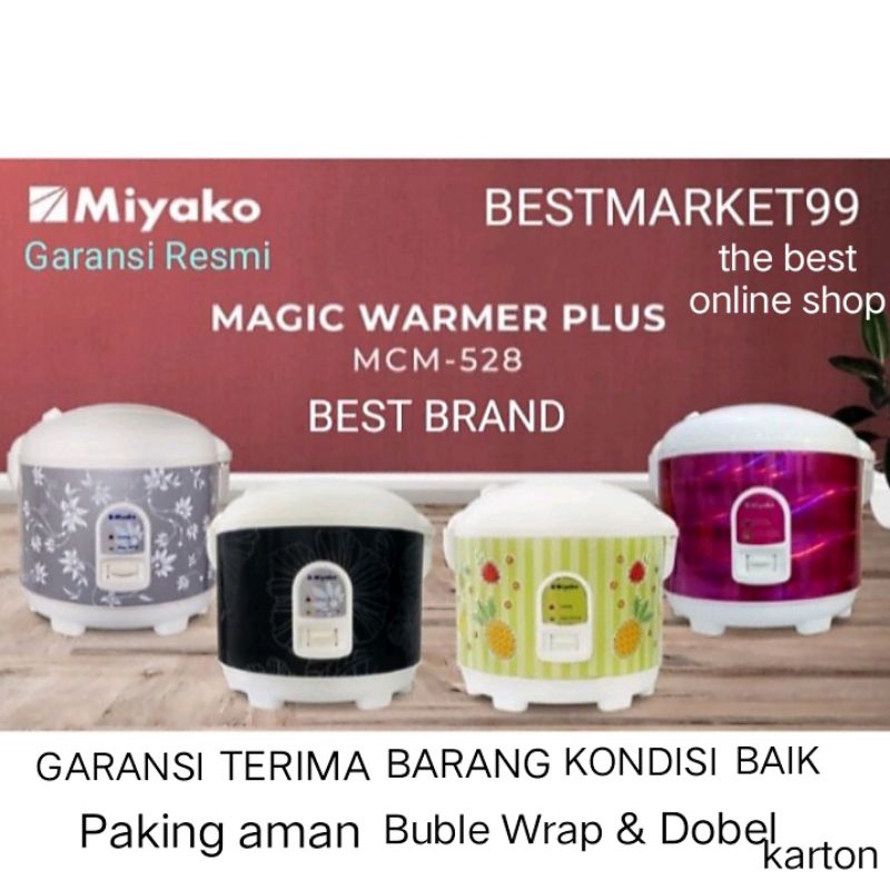 Promo Murah Magic com Miyako MCM  528 Free Paking Aman Buble Wrap Plus Dobel Karton