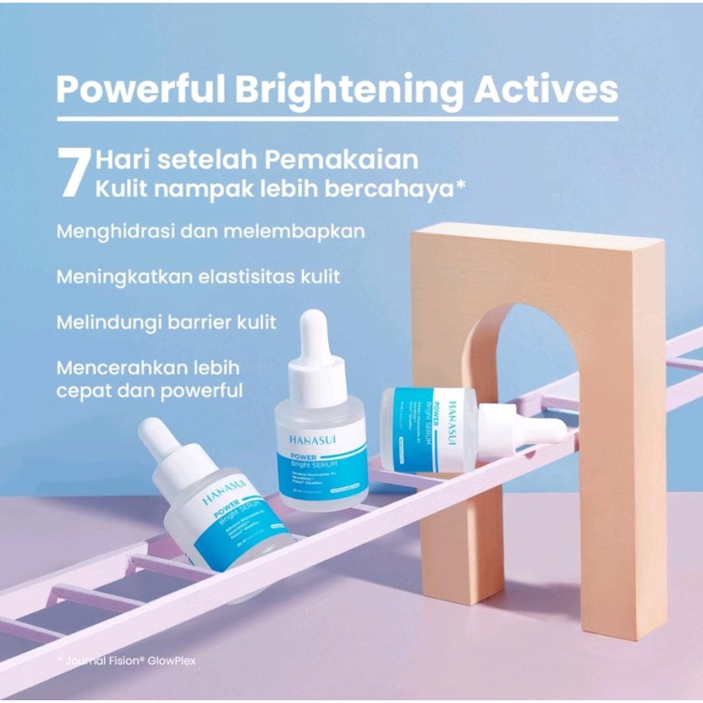 HANASUI SERUM POWER SERIES -BRIGHT BAKUCHIOL ACNE PEELING BARRIER BPOM