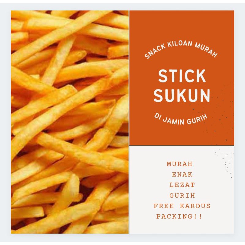 

KERIPIK STICK talas 400 GRAM /JAJANAN KILOAN MURAH