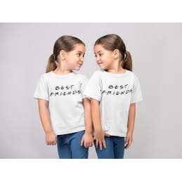 MYSTIQUE.ID-BAJU KAOS COUPLE BEST FRIENDS T-SHIRT LUCU DAN AESTHETIC