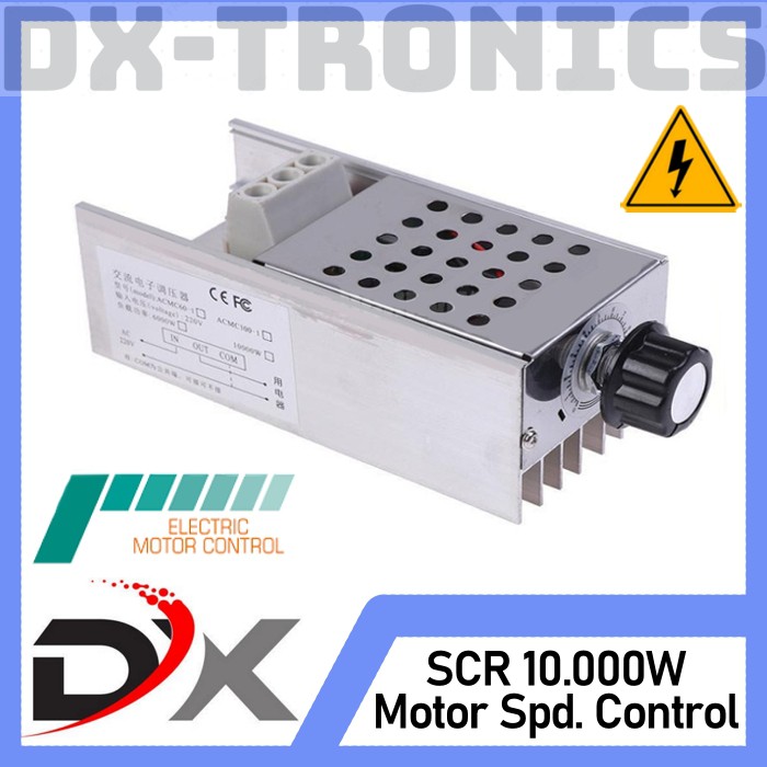 Dimmer SCR 10000W Motor Speed Controller 220V AC PWM Regulator 10KW