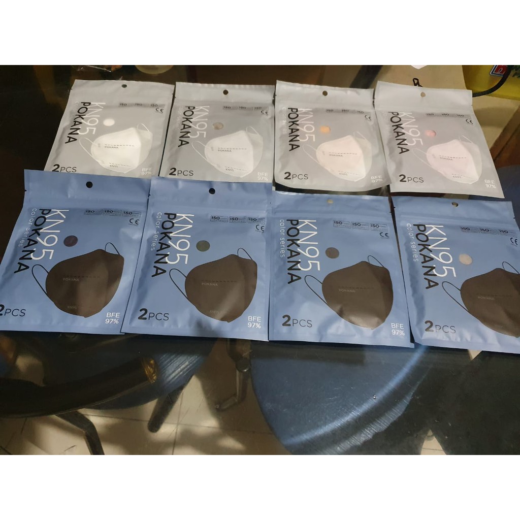 Masker Medis Surgical Medical Mask POKANA KN95 Non SENSI Duckbill 6ply Earloop Isi 2 ORI GARANSI