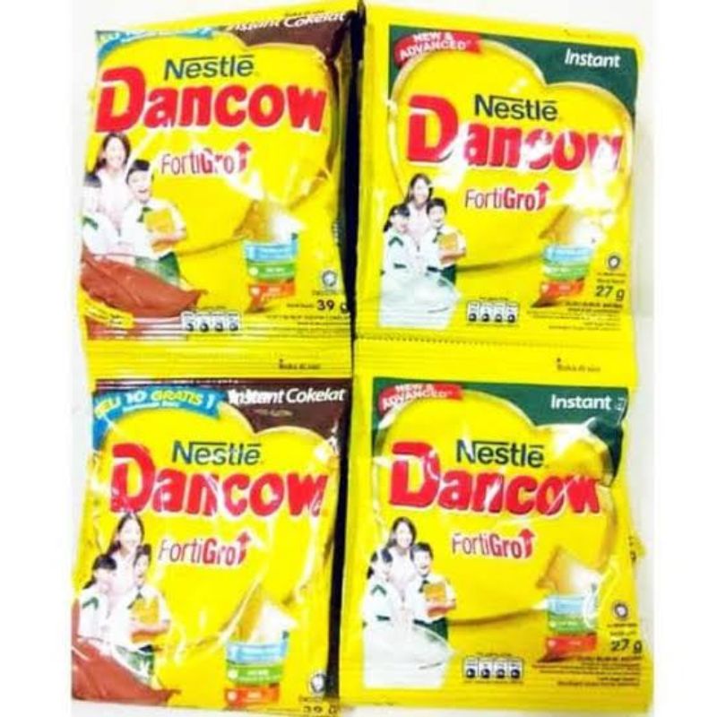 

susu Dancow sachet isi (10 sachet)
