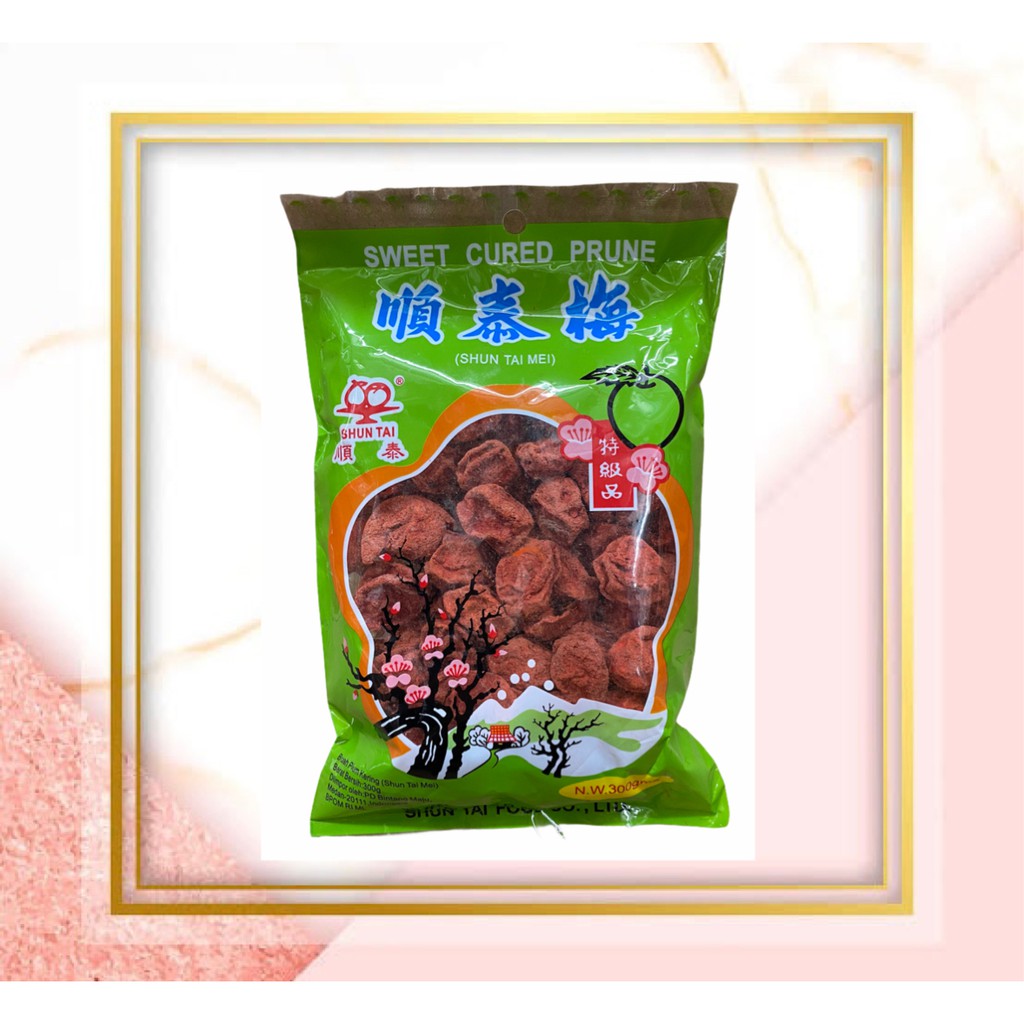 

SHUN TAI MEI Sweet Cured Prune / Manisan Kiamboi Merah Semboi
