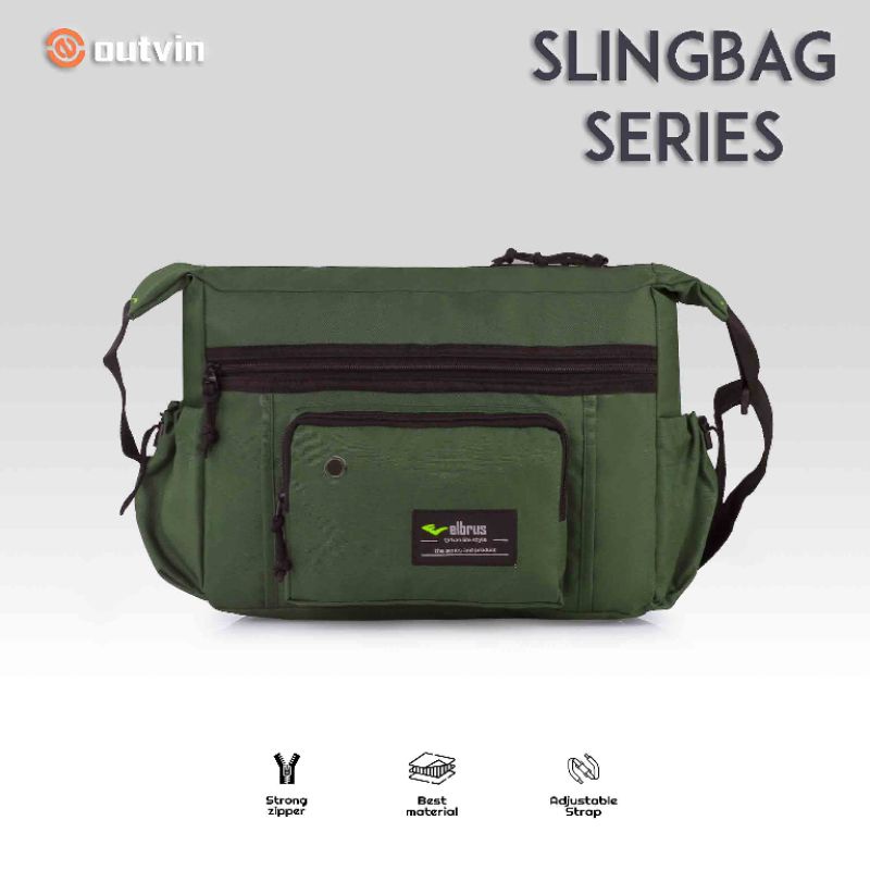 Tas Sling Bag Pria Terbaru | Tas Samping Selempang Sekolah Kuliah Kerja Multifungsi Muat Laptop Tourer Shoulder Bag