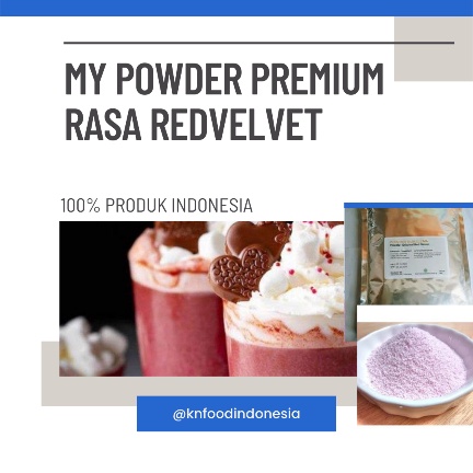 

Powder Premium Red velvet kemasan 1kg - PREMIUM Red velvet 1kg