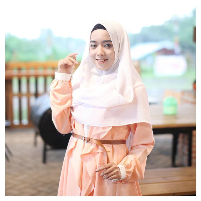 EDISI TERBARU GAMIS BALOTELI SEMI CARDIGAN MURAAAHH WARNA PEACH TUA KEKINIAN